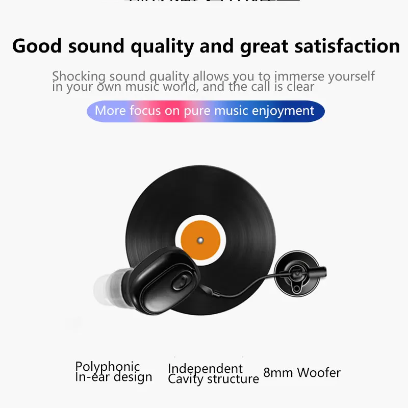 Invisible Bluetooth Earphones