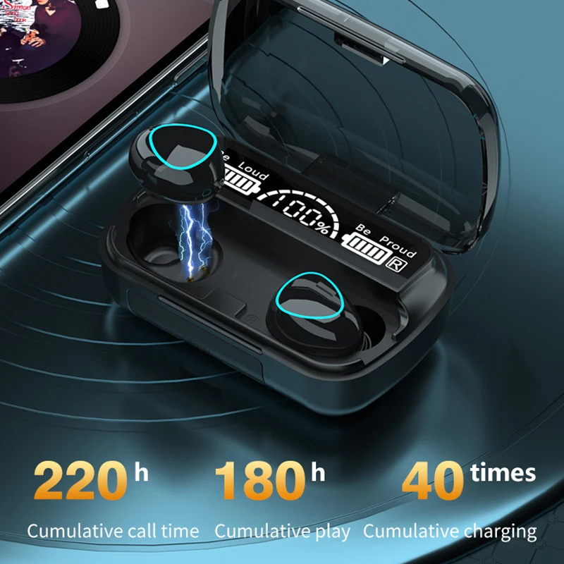 Wireless Earphones with Charging Box